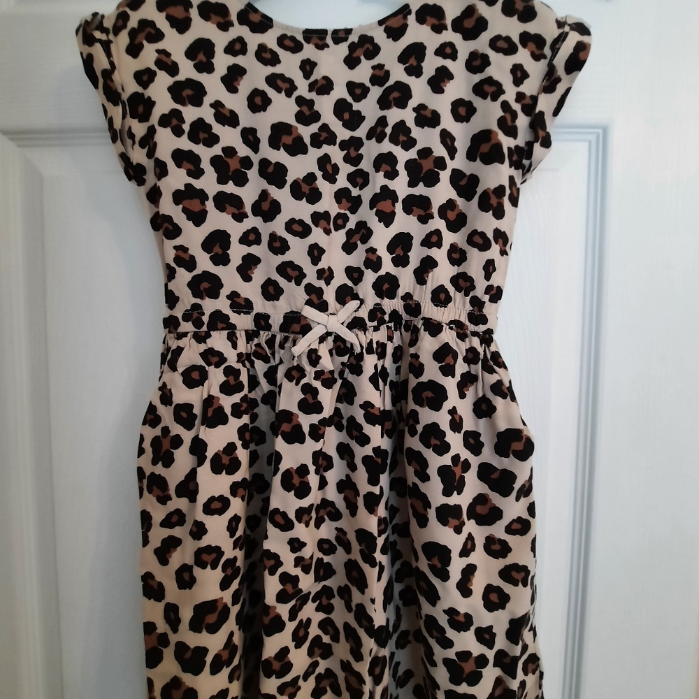Girls H&M leopard print dress